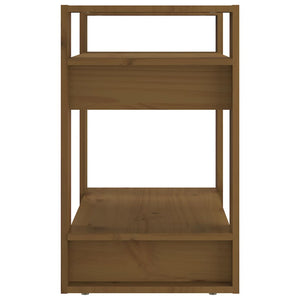 Βιβλιοθήκη/Διαχωριστικό Χώρου Μελί 60 x 35 x 57 εκ. Μασίφ Ξύλο