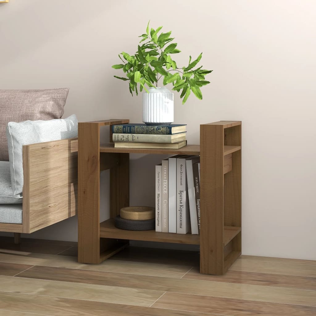 Βιβλιοθήκη/Διαχωριστικό Χώρου Μελί 60 x 35 x 57 εκ. Μασίφ Ξύλο