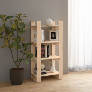 Βιβλιοθήκη/Διαχωριστικό Χώρου 60x35x125 εκ. Μασίφ Ξύλο - Pakobazaar