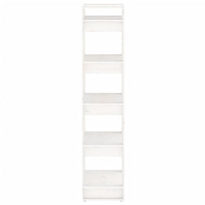Βιβλιοθήκη/Διαχωριστικό Χώρου Λευκό 60x35x160 εκ. Μασίφ Ξύλο
