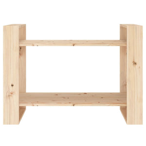 Βιβλιοθήκη/Διαχωριστικό Χώρου 80x35x56,5 εκ. Μασίφ Ξύλο Πεύκου