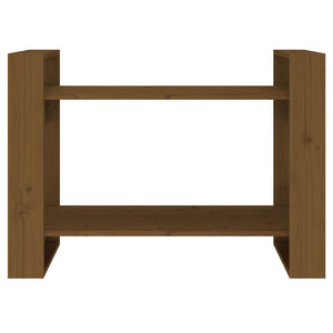 Βιβλιοθήκη/Διαχωριστικό Χώρου Μελί 80x35x56,5 εκ. Μασίφ Ξύλο