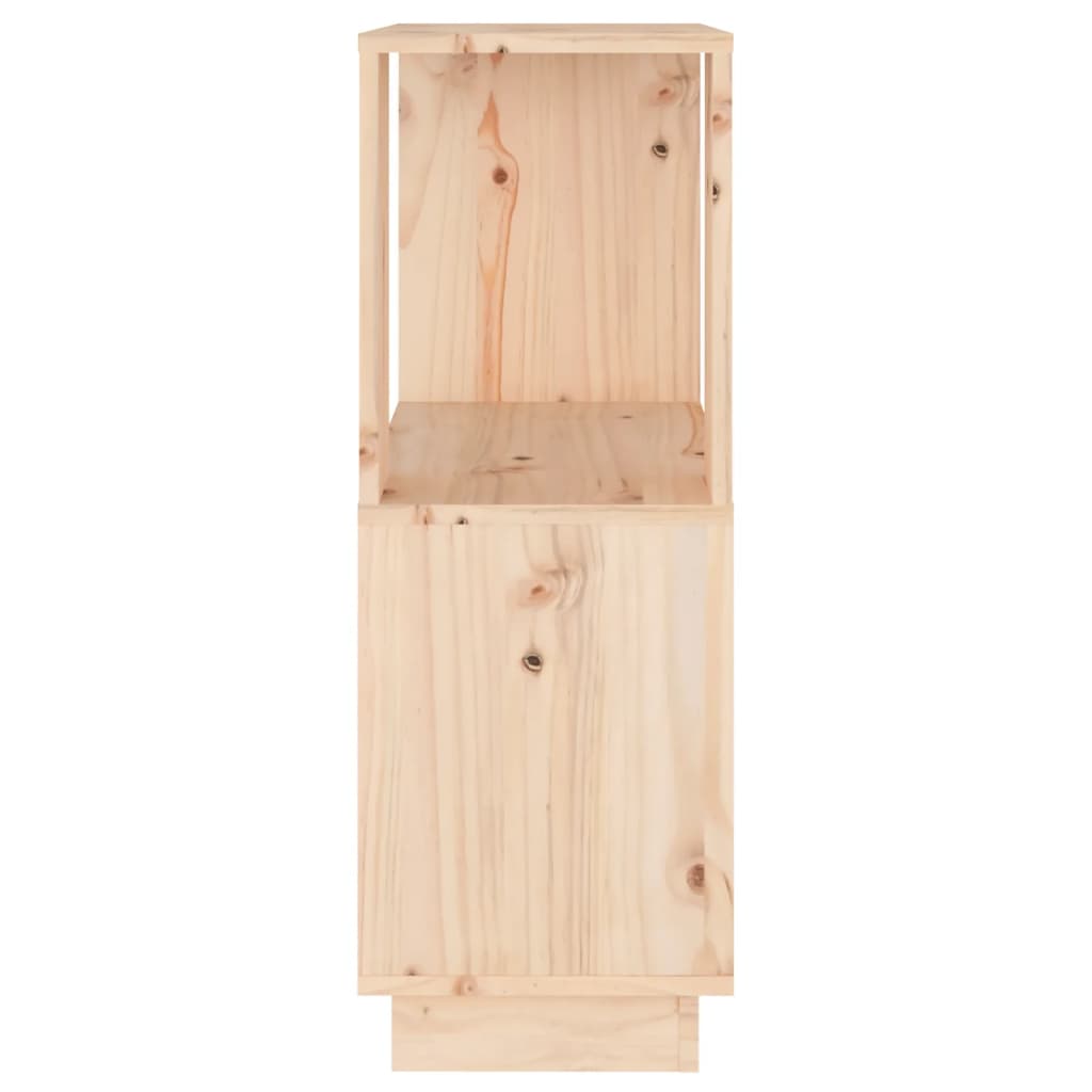 Βιβλιοθήκη/Διαχωριστικό Χώρου 51x25x70 εκ. Μασίφ Ξύλο Πεύκου