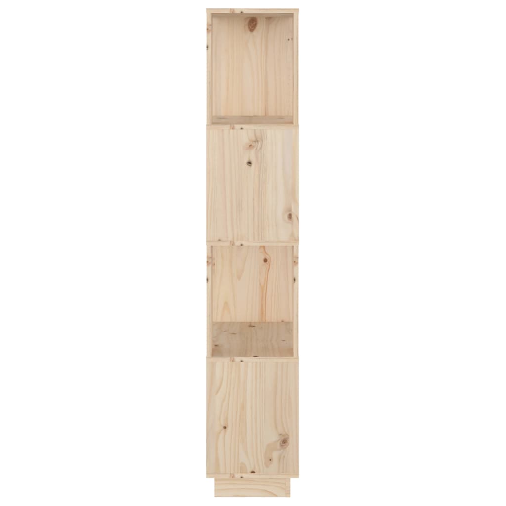 Βιβλιοθήκη/Διαχωριστικό Χώρου 51x25x132 εκ. Μασίφ Ξύλο Πεύκου