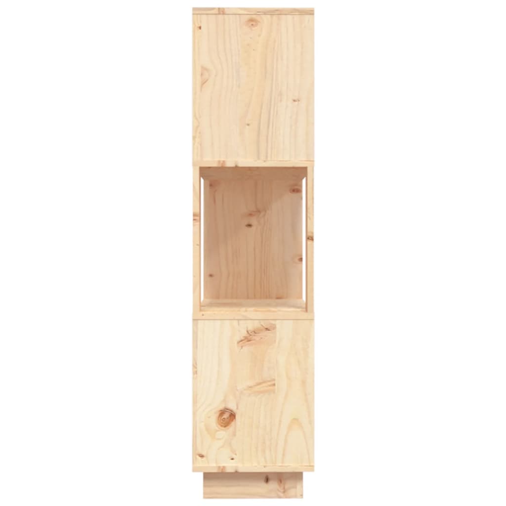 Βιβλιοθήκη/Διαχωριστικό Χώρου 80x25x101 εκ. Μασίφ Ξύλο Πεύκου - Pakobazaar