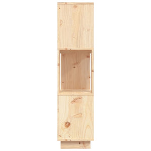 Βιβλιοθήκη/Διαχωριστικό Χώρου 80x25x101 εκ. Μασίφ Ξύλο Πεύκου - Pakobazaar