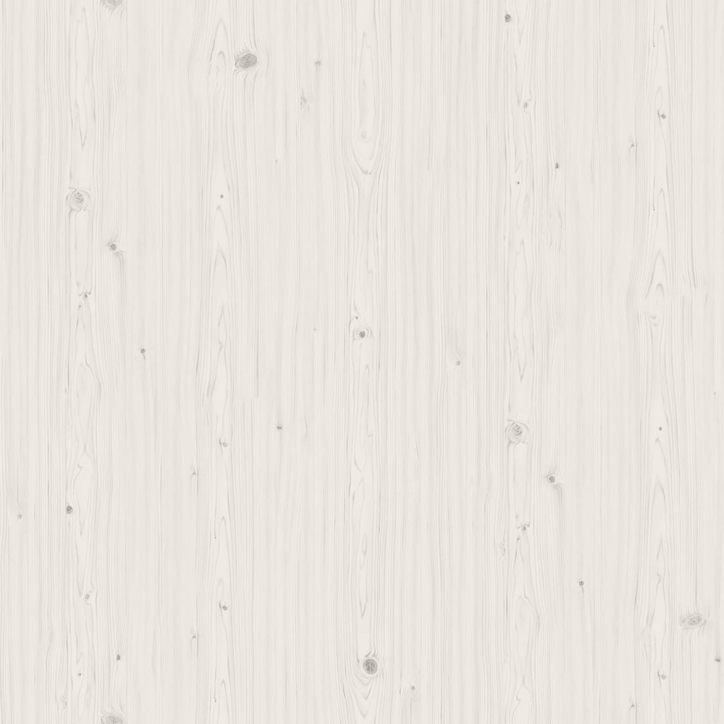 Βιβλιοθήκη/Διαχωριστικό Χώρου Λευκό 80x25x132 εκ. Μασίφ Πεύκο