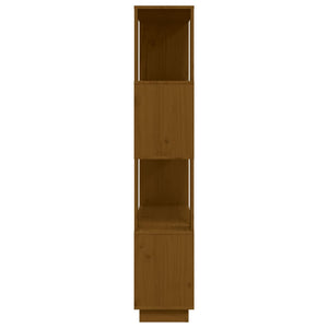 Βιβλιοθήκη/Διαχωριστικό Χώρου Μελί 80x25x132 εκ. Μασίφ Ξύλο