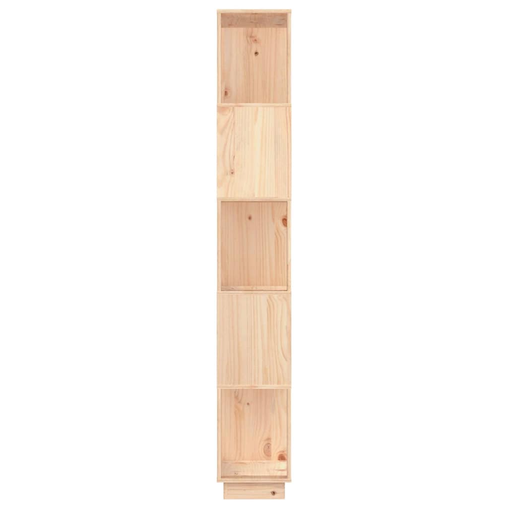 Βιβλιοθήκη/Διαχωριστικό Χώρου 80x25x163,5 εκ. Μασίφ Ξύλο Πεύκου - Pakobazaar