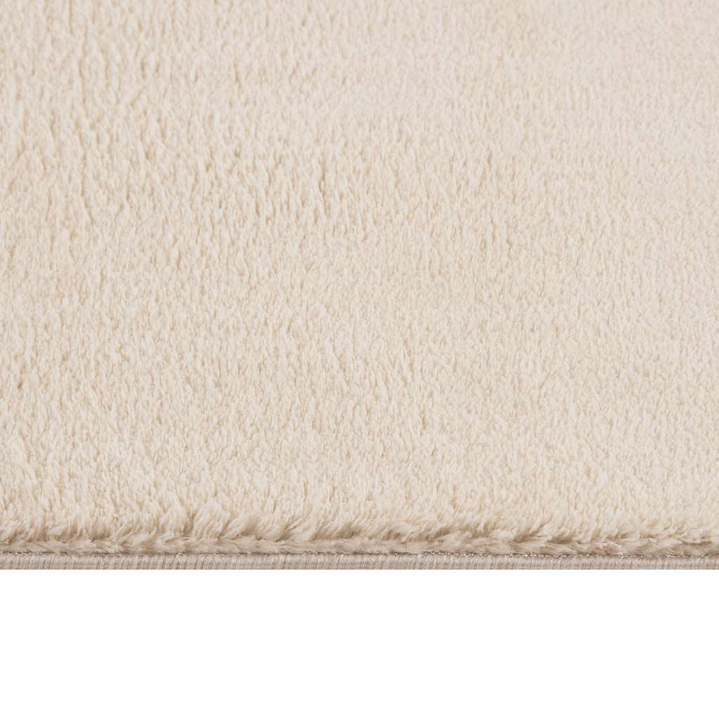 Χαλί Πλενόμενο Μαλακό Shaggy Μπεζ 160x230 εκ. Αντιολισθητικό - Pakobazaar