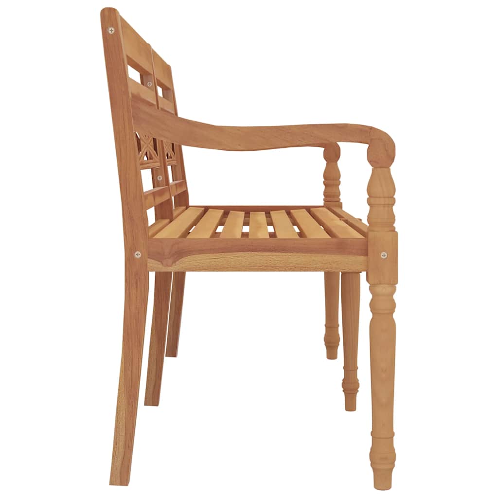Παγκάκι Batavia 150 εκ. από Μασίφ Ξύλο Teak