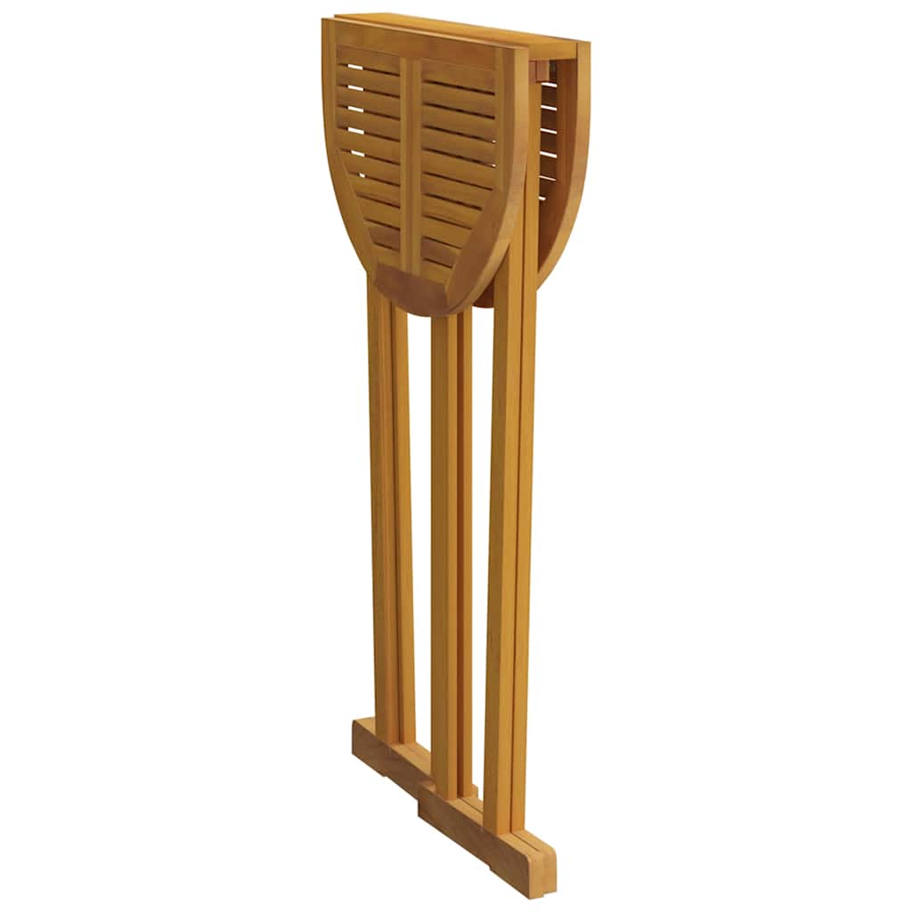 Τραπέζι Μπαρ Πτυσσόμενο 90 x 65 x 105 εκ. από Μασίφ Ξύλο Teak