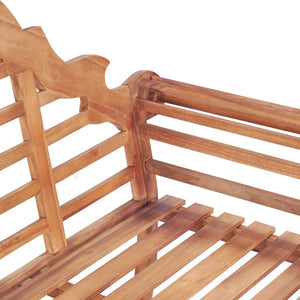 Παγκάκι Κήπου 127 x 58,5 x 92,5 εκ. από Μασίφ Ξύλο Teak