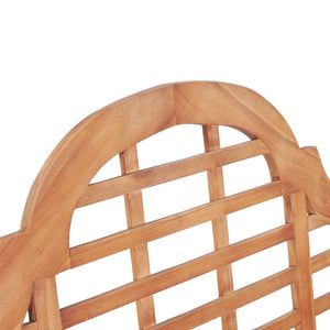 Παγκάκι Κήπου 127 x 58,5 x 92,5 εκ. από Μασίφ Ξύλο Teak