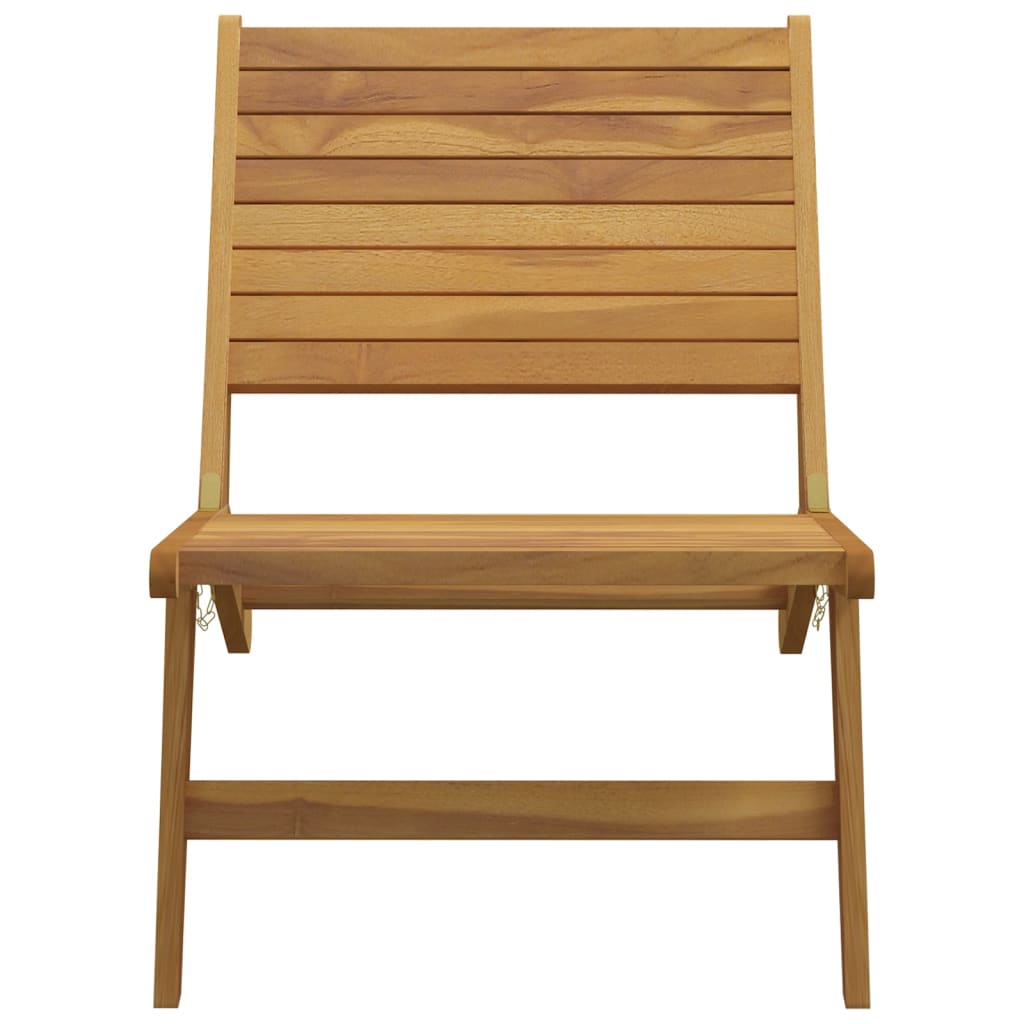 Καρέκλα Κήπου από Μασίφ Ξύλο Teak