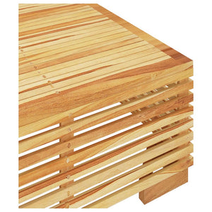 Τραπεζάκι Κήπου 69,5x69,5x31 εκ. από Μασίφ Ξύλο Teak