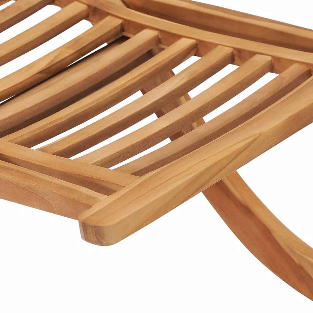 Καρέκλα Κήπου Πτυσσόμενη 50 x 90 x 69 εκ. από Μασίφ Ξύλο Teak