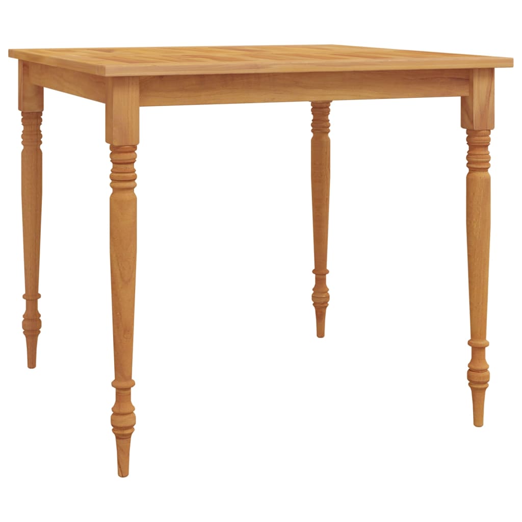 Τραπέζι Batavia 85 x 85 x 75 εκ. από Μασίφ Ξύλο Teak