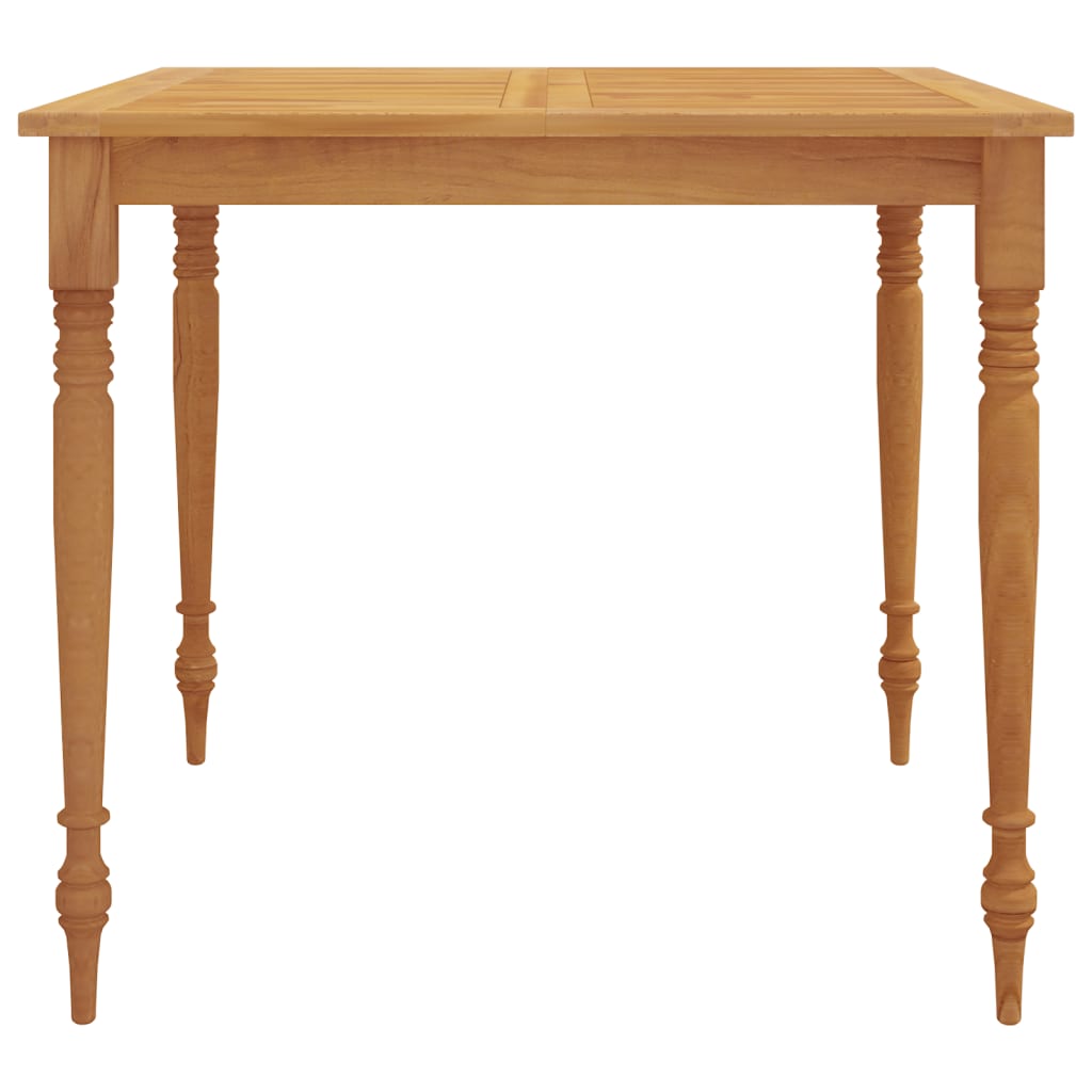 Τραπέζι Batavia 85 x 85 x 75 εκ. από Μασίφ Ξύλο Teak