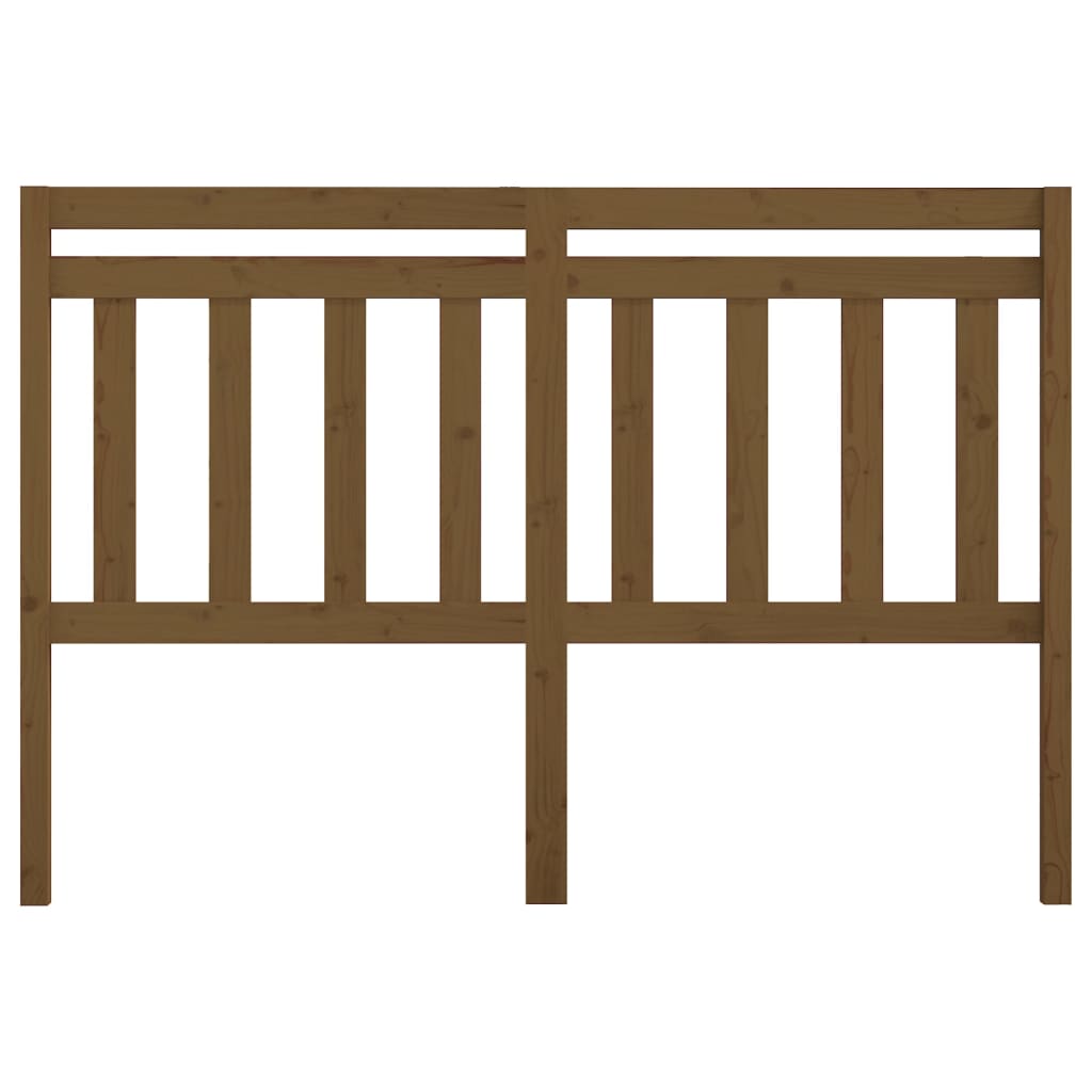 Κεφαλάρι Κρεβατιού Μελί 126 x 4 x 100 εκ. από Μασίφ Ξύλο Πεύκου