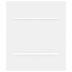 Ντουλάπι Μπάνιου με Νιπτήρα Λευκό / Sonoma Δρυς από Μοριοσανίδα
