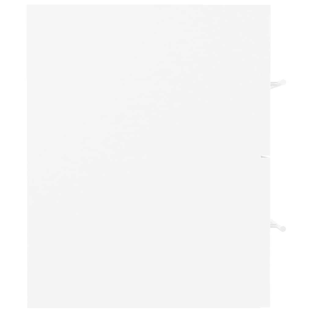 Ντουλάπι Μπάνιου με Νιπτήρα Λευκό από Επεξεργασμένο Ξύλο - Pakobazaar