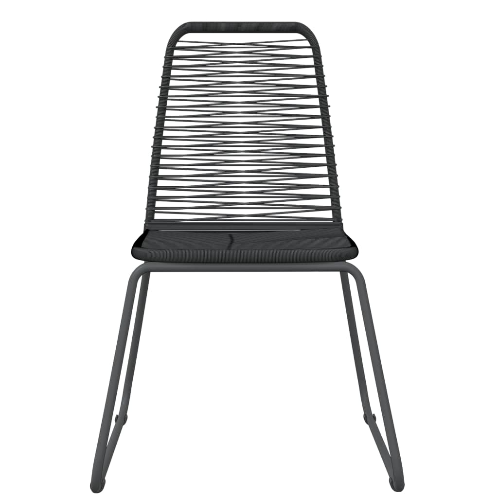 Σετ Τραπεζαρίας Κήπου 7 Τεμαχίων Μαύρο - PAKOBAZAAR