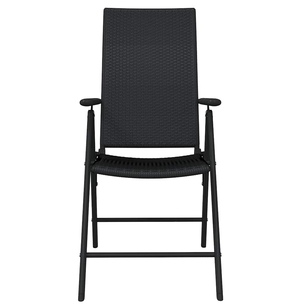 Σετ Τραπεζαρίας Κήπου 7 Τεμαχίων Μαύρο - PAKOBAZAAR