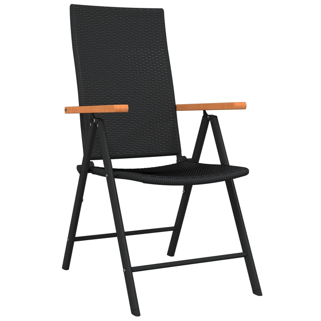 Σετ Τραπεζαρίας Κήπου 5 Τεμαχίων Μαύρο - PAKOBAZAAR