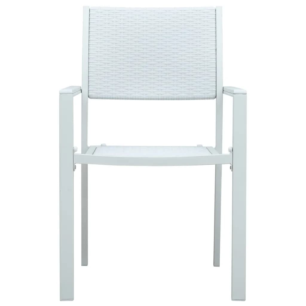 Σετ Τραπεζαρίας Κήπου 5 Τεμαχίων Λευκό - PAKOBAZAAR