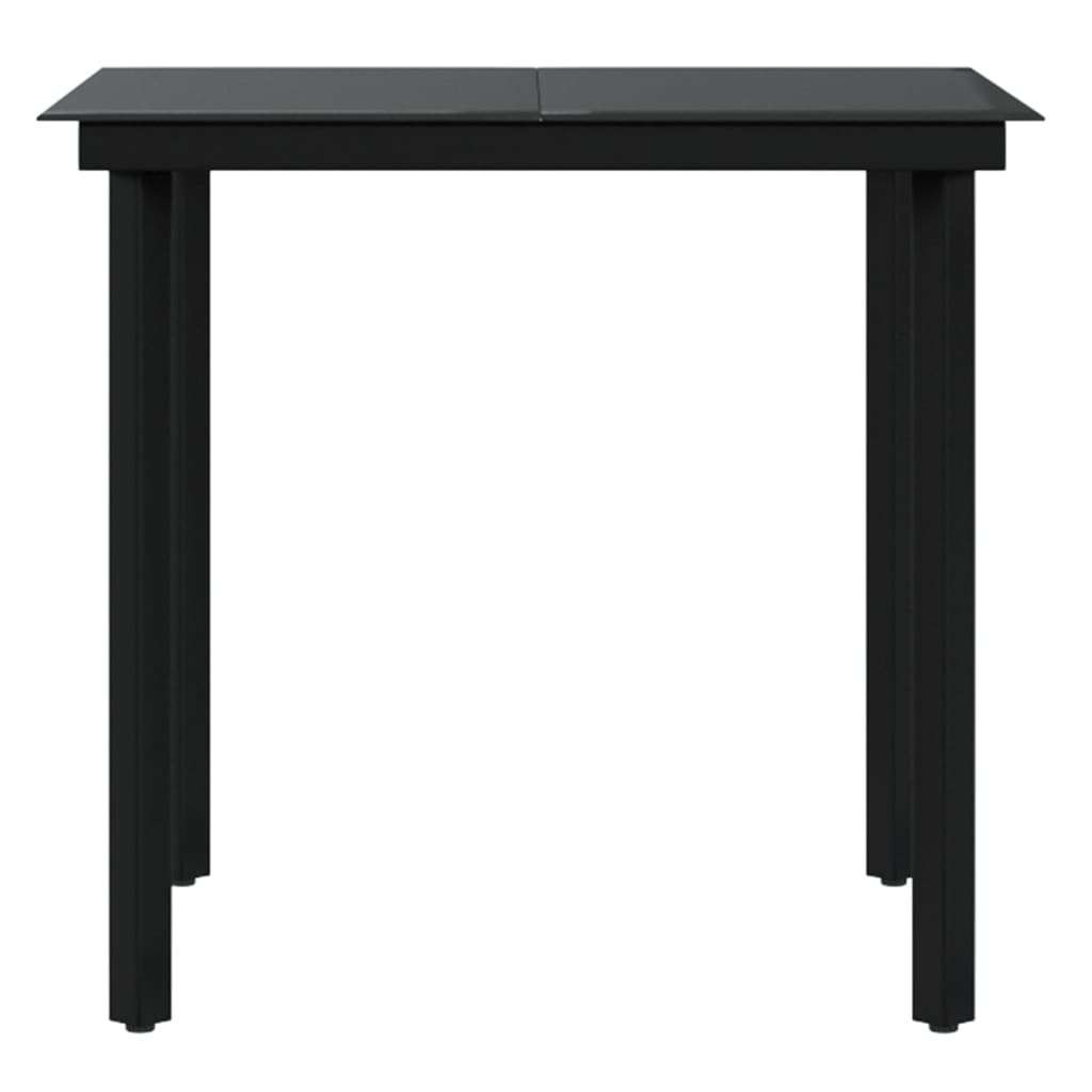 Σετ Τραπεζαρίας Κήπου 5 Τεμαχίων Μαύρο με Μαξιλάρια - PAKOBAZAAR