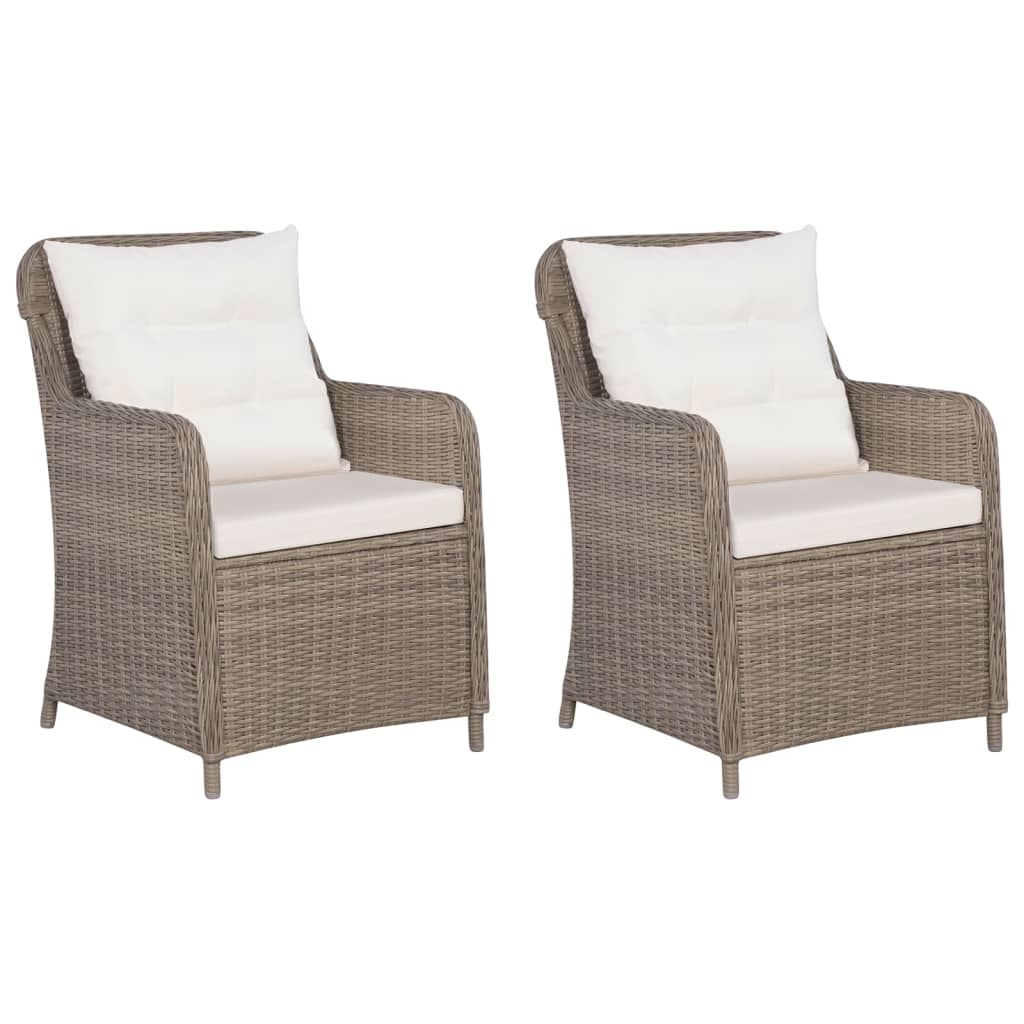 Σετ Τραπεζαρίας Κήπου 3 Τεμαχίων Καφέ - PAKOBAZAAR