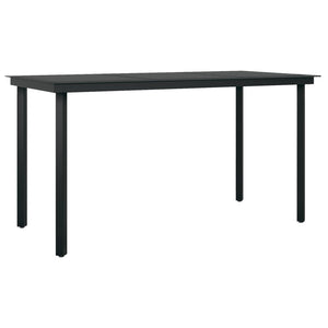 Σετ Τραπεζαρίας Κήπου 7 τεμ. Συνθ. Ρατάν / Γυαλί με Μαξιλάρια - PAKOBAZAAR