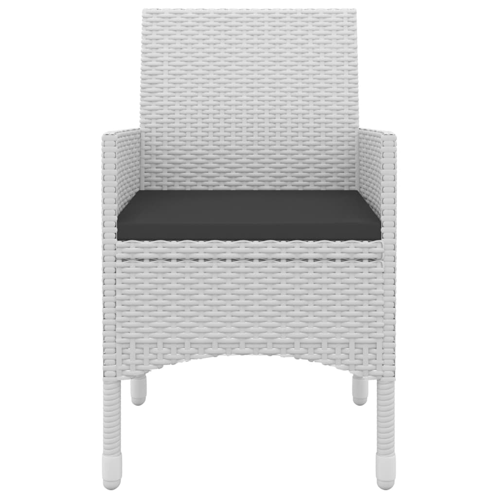 Σετ Τραπεζαρίας Κήπου 5 τεμ. Συνθ. Ρατάν & Γυαλί με Μαξιλάρια - PAKOBAZAAR