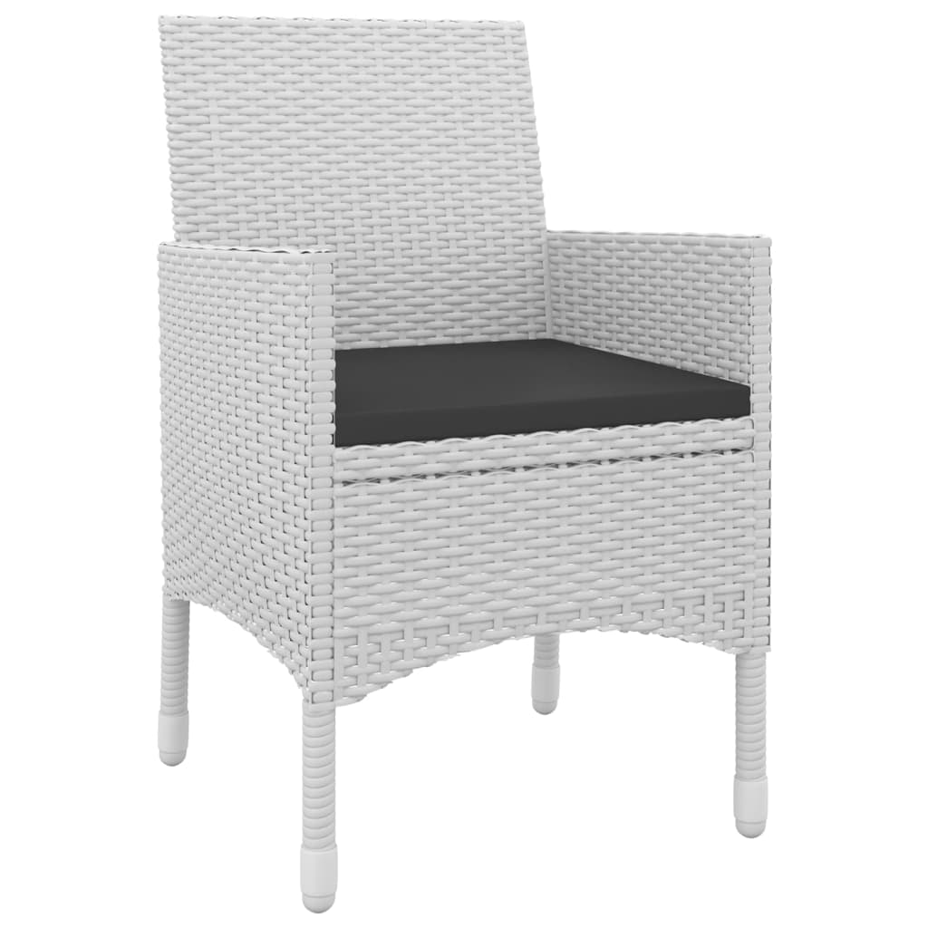 Σετ Τραπεζαρίας Κήπου 9 τεμ. Συνθ. Ρατάν/Γυαλί με Μαξιλάρια - PAKOBAZAAR