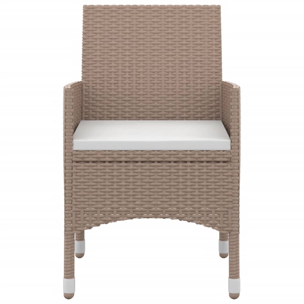 Σετ Τραπεζαρίας Κήπου 5 τεμ. με Μαξιλάρια Συνθ. Ρατάν και Μαύρο - PAKOBAZAAR