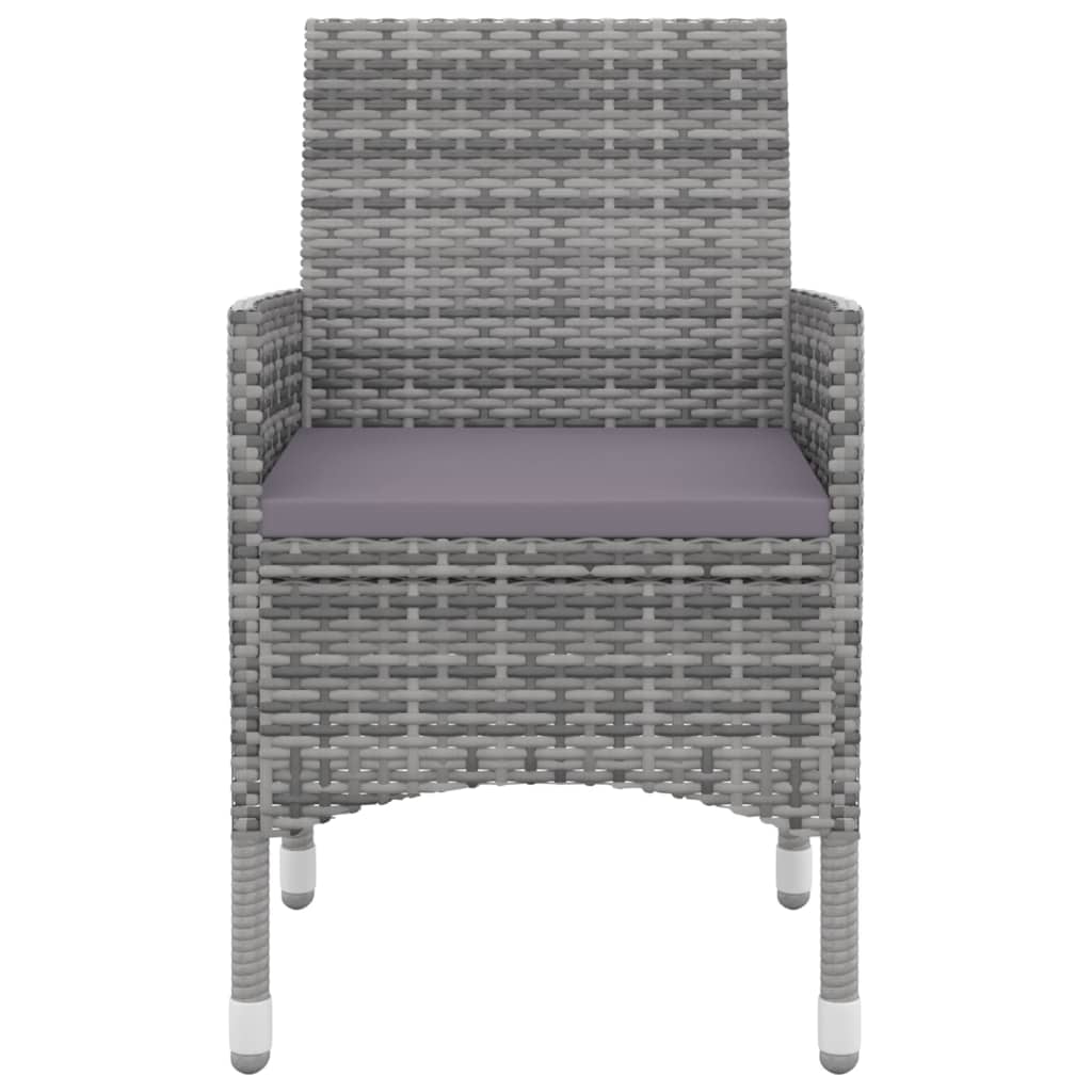 Σετ Τραπεζαρίας Κήπου 7 τεμ. Συνθ. Ρατάν / Γυαλί με Μαξιλάρια - PAKOBAZAAR