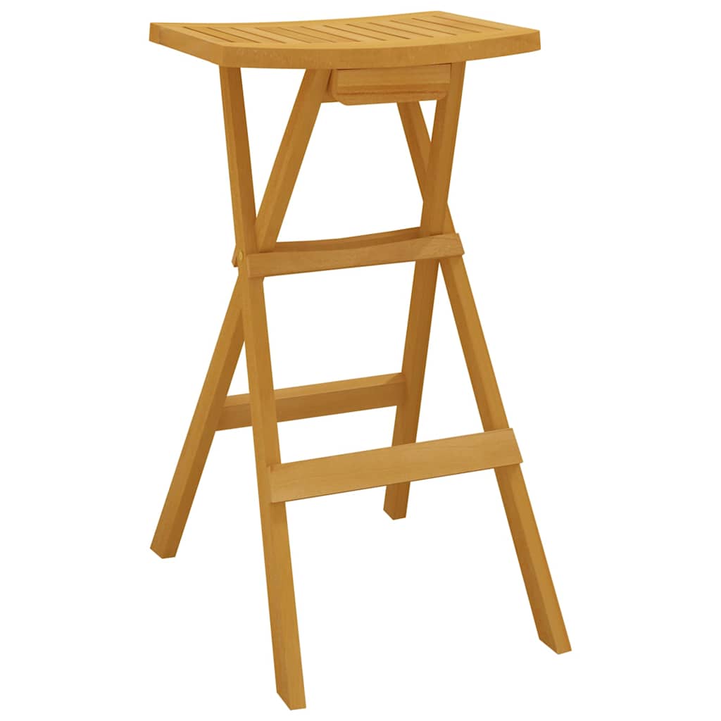 Σετ Επίπλων Μπαρ Πτυσσόμενο 3 Τεμαχίων από Μασίφ Ξύλο Teak - Pakobazaar