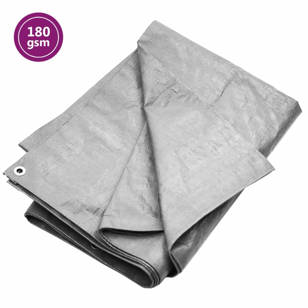 Μουσαμάς Γκρι 180 γρ./μ.² 3 x 4 μ. από HDPE - PAKOBAZAAR