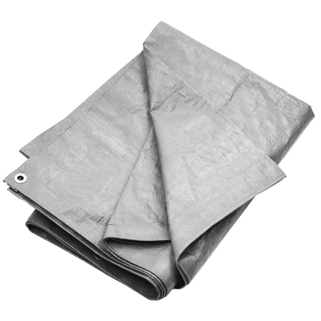 Μουσαμάς Γκρι 180 γρ./μ.² 3 x 4 μ. από HDPE - PAKOBAZAAR