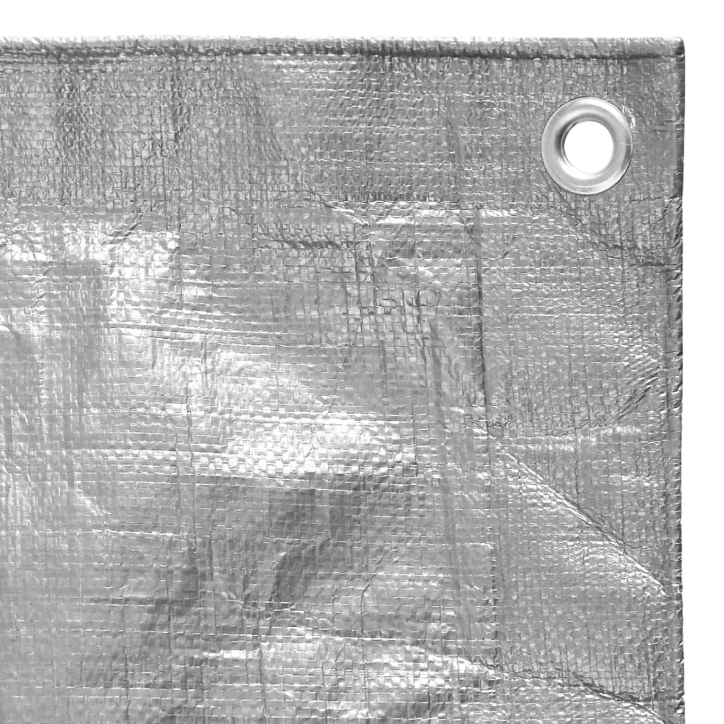 Μουσαμάς Γκρι 180 γρ./μ.² 8x10 μ. από HDPE - PAKOBAZAAR