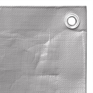 Μουσαμάς Γκρι 260 γρ./μ.² 4x8 μ. από HDPE - PAKOBAZAAR
