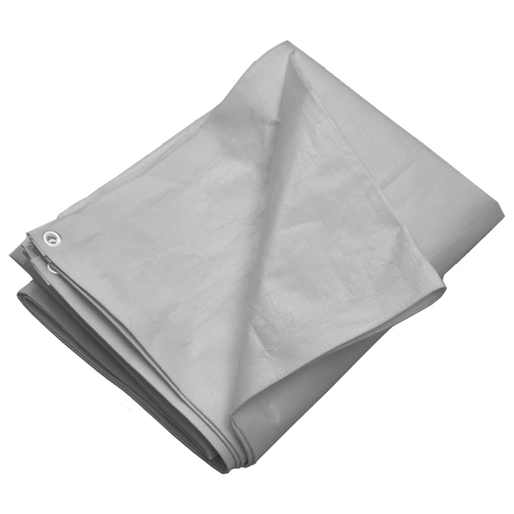 Μουσαμάς Γκρι 260 γρ./μ.² 8 x 12 μ. από HDPE - PAKOBAZAAR