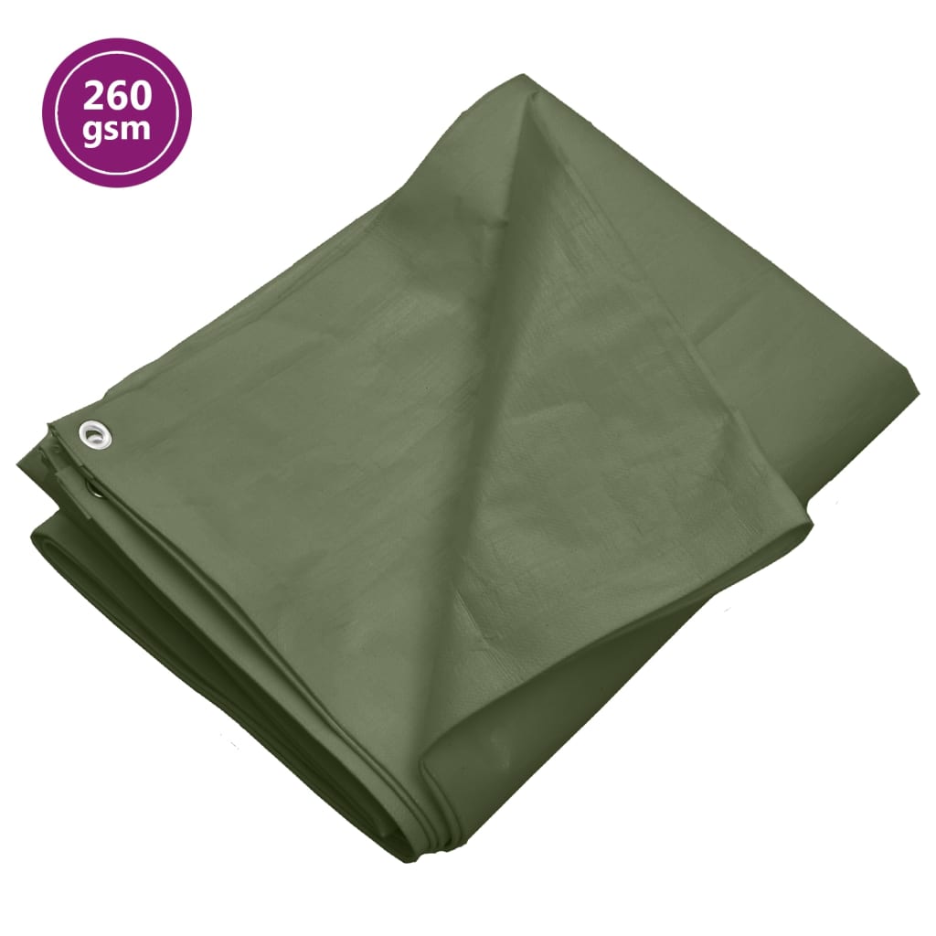 Μουσαμάς Πράσινος 260 γρ./μ.² 4x8 μ. από HDPE - PAKOBAZAAR