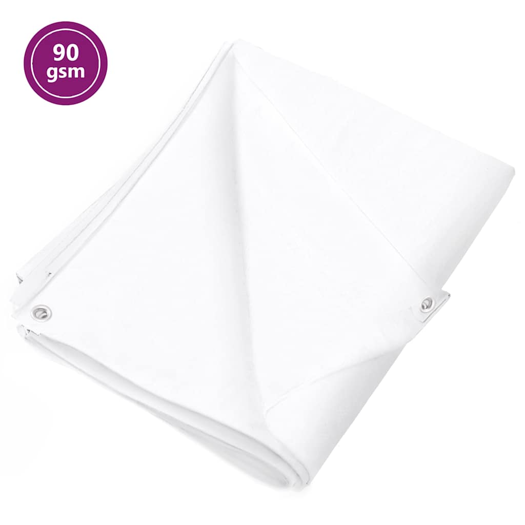 Μουσαμάς Λευκός 90 γρ./μ.² 4x5 μ. από HDPE - Pakobazaar