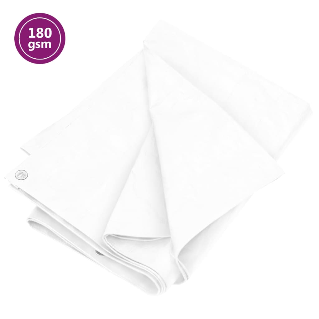 Μουσαμάς Λευκός 180 γρ./μ.² 8x8 μ. από HDPE - PAKOBAZAAR
