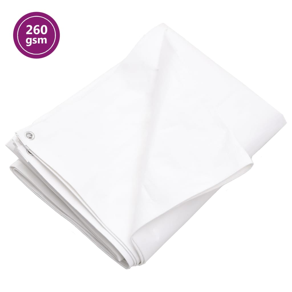 Μουσαμάς Λευκός 260 γρ./μ.² 3x5 μ. από HDPE - PAKOBAZAAR