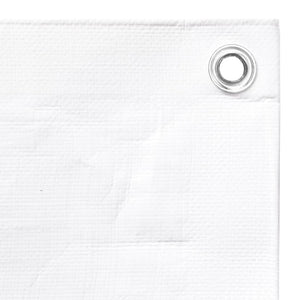 Μουσαμάς Λευκός 260 γρ./μ.² 6x8 μ. από HDPE - PAKOBAZAAR