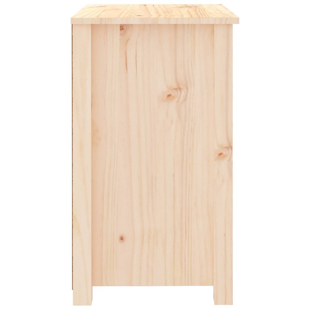 Κομοδίνα 2 τεμ. 50 x 35 x 61,5 εκ. από Μασίφ Ξύλο Πεύκου - Pakobazaar