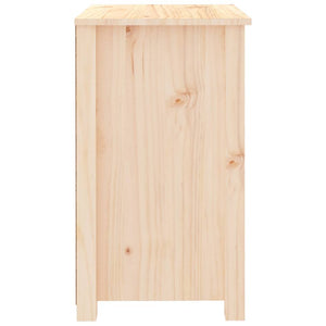 Κομοδίνα 2 τεμ. 50 x 35 x 61,5 εκ. από Μασίφ Ξύλο Πεύκου - Pakobazaar